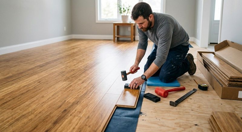 Bamboo Flooring Installation in South Milwaukee, WI