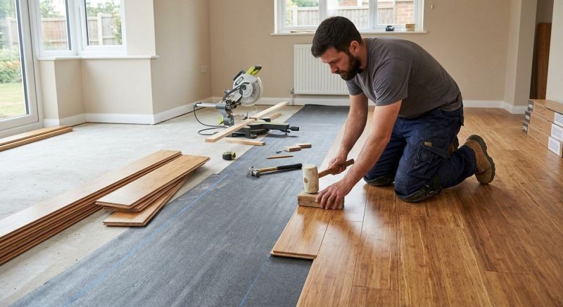 Bamboo Flooring Installation in South Milwaukee, WI