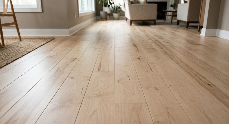 Birch Floor Installation in South Milwaukee, WI