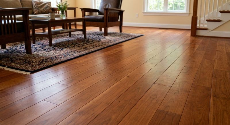 Cherry Floor Installation in Racine, WI