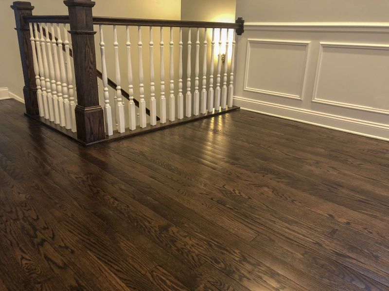 Dark Wood Floor Installation in South Milwaukee, WI