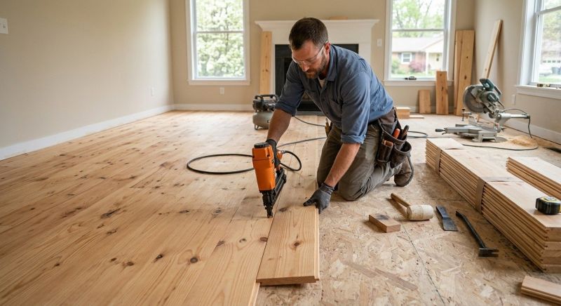 Hardwood Floor Installation in Franksville, WI