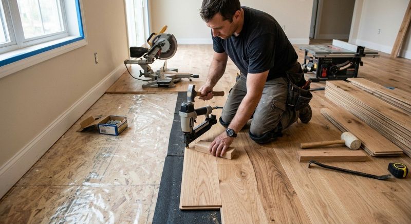 Hardwood Floor Installation in Kenosha, WI