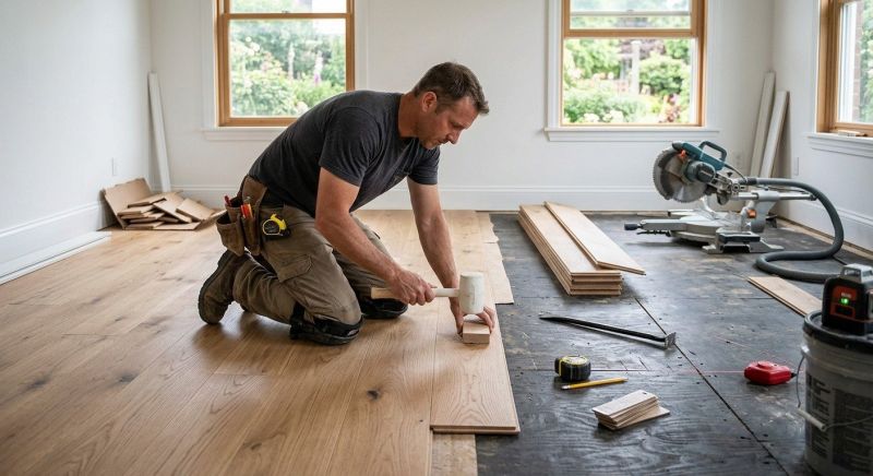 Hardwood Floor Installation in Mequon, WI