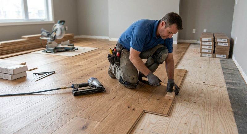 Hardwood Floor Installation in Milwaukee County, WI