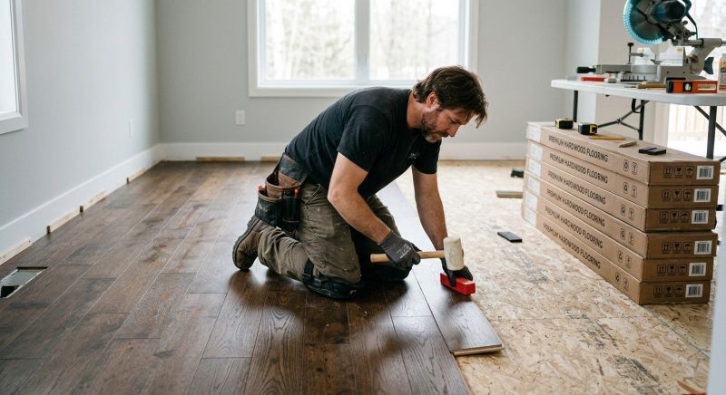 Hardwood Floor Installation in Racine County, WI