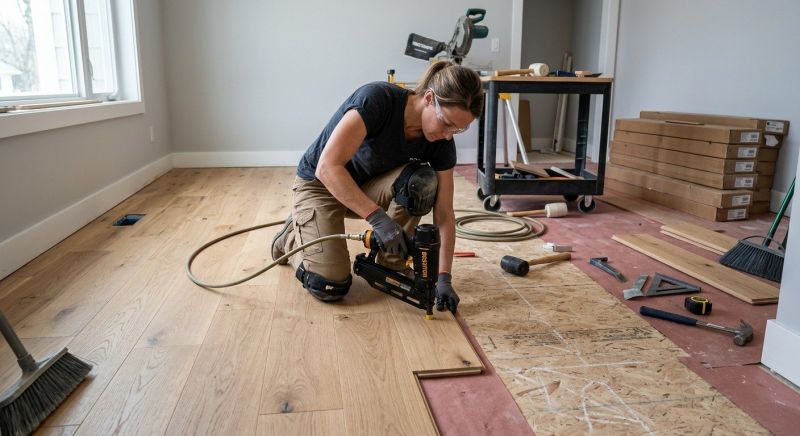 Hardwood Floor Installation in Sussex, WI