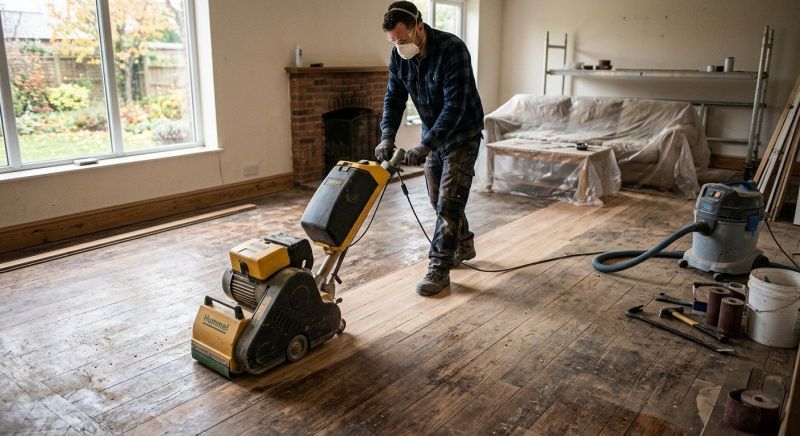 Hardwood Floor Renovation in South Milwaukee, WI