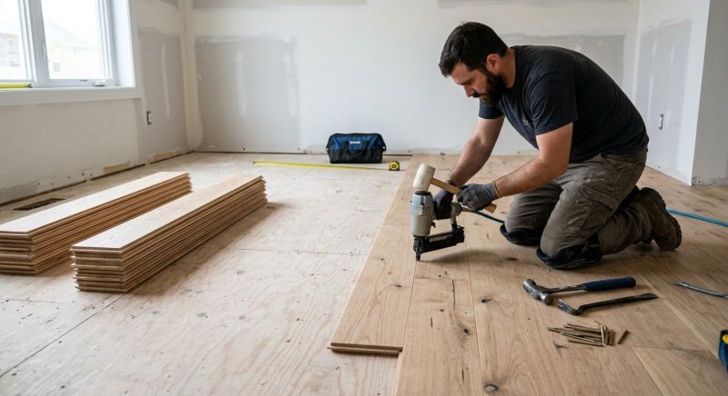 Oak Floor Installation in Brookfield, WI
