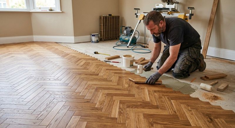 Parquet Flooring Installation in South Milwaukee, WI
