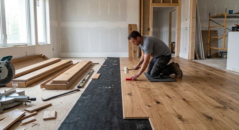 Plank Floor Installation in South Milwaukee, WI