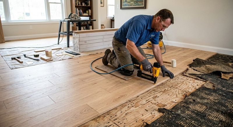 Wood Floor Replacement in Brookfield, WI