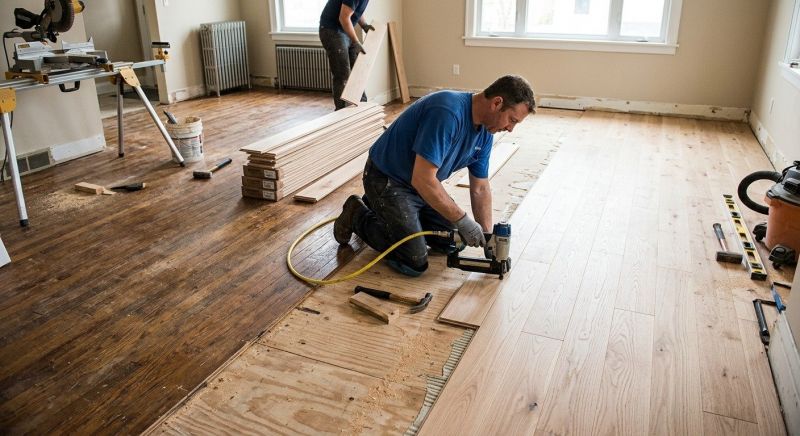 Wood Floor Replacement in Thiensville, WI